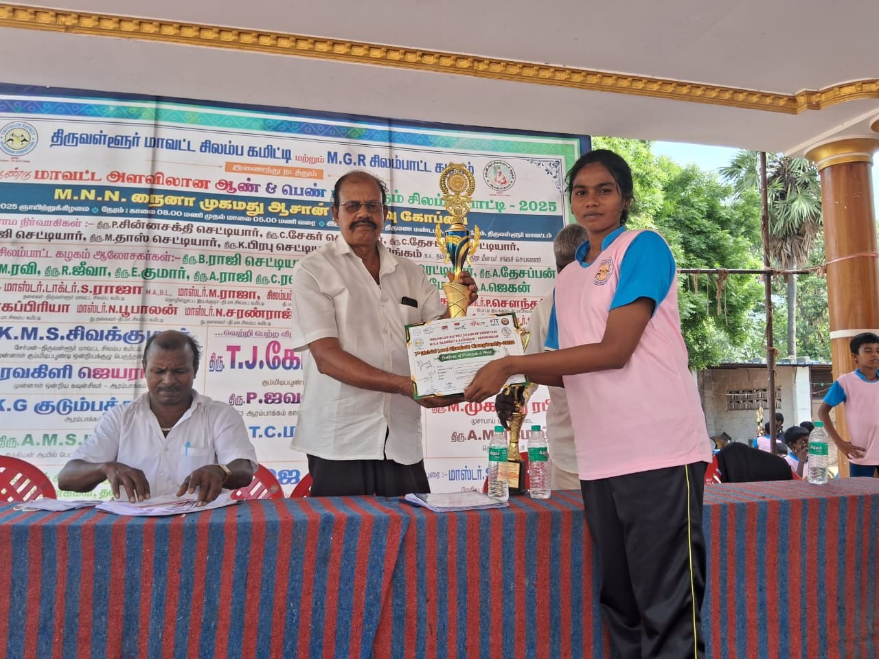 SILAMBAM - DISTRICT LEVEL GOLD MEDAL 